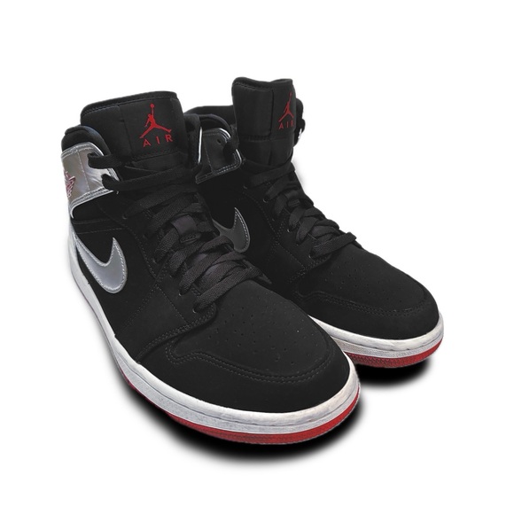 Air Jordan 1 Mid Johnny Kilroys Black/Silver - Picture 2 of 3